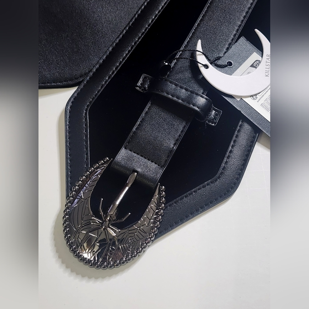 NWT ~ Funeral Web Waist Belt Killstar